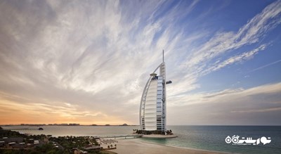 چشم انداز زیبای هتل جمیرا برج العرب